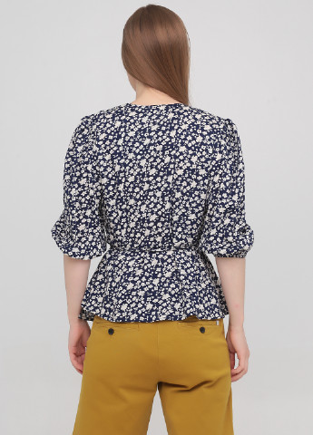 Комбинированная блуза на запах Minimum