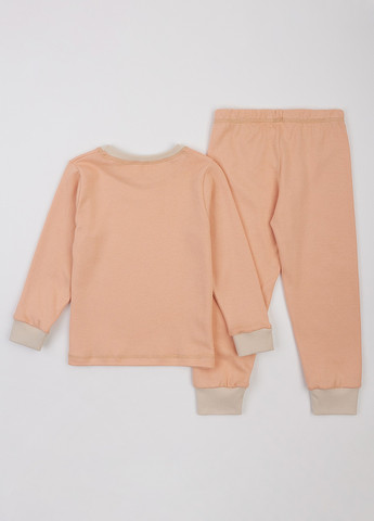 Персиковая всесезон пижама (лонгслив, брюки) лонгслив + брюки ArDoMi