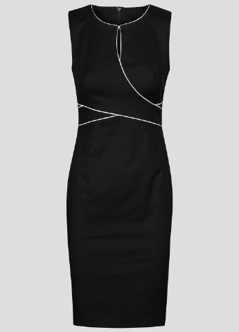 Черное кэжуал платье с посадкой по талии Orsay
