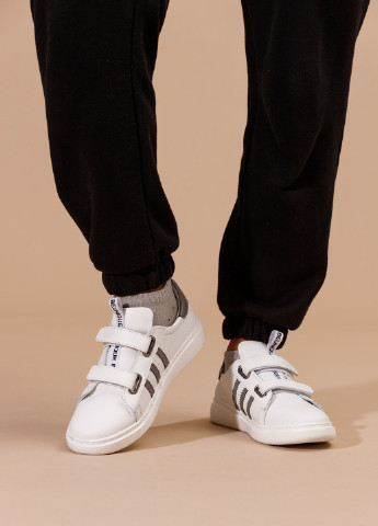 Белые демисезонные кроссовки из натуральной кожи для мальчика Tutubi