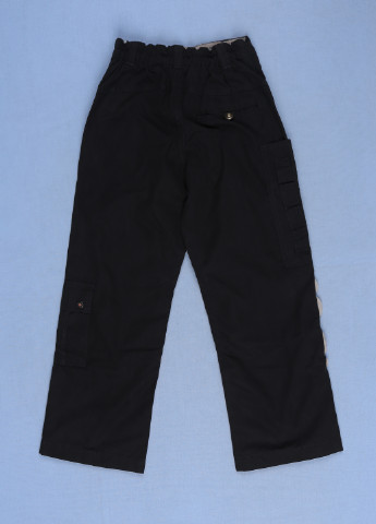 Черные кэжуал демисезонные прямые брюки Incossi