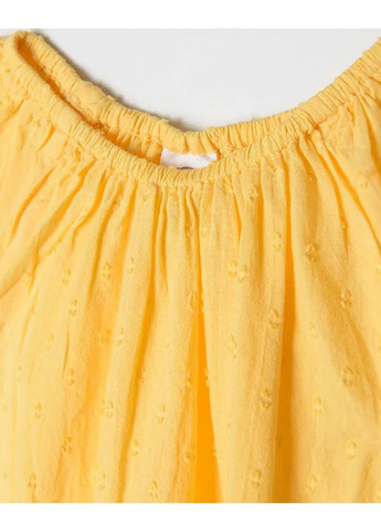 Желтая однотонная блузка Cool Club летняя