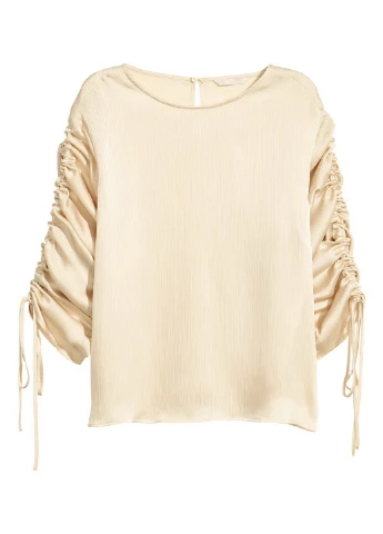 Бежевая блуза H&M