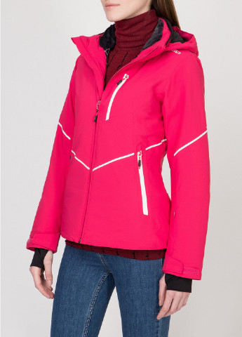 Рожева зимня куртка лижна CMP WOMAN JACKET ZIP HOOD