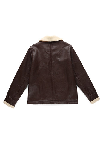 Темно-коричнева демісезонна куртка Boohoo