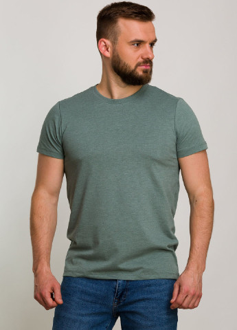 Серо-зеленая футболка Trend Collection