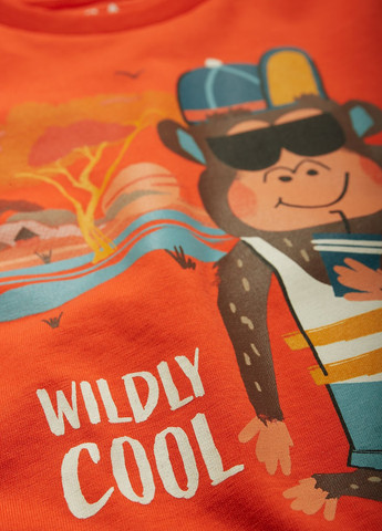 Оранжевая летняя футболка C&A