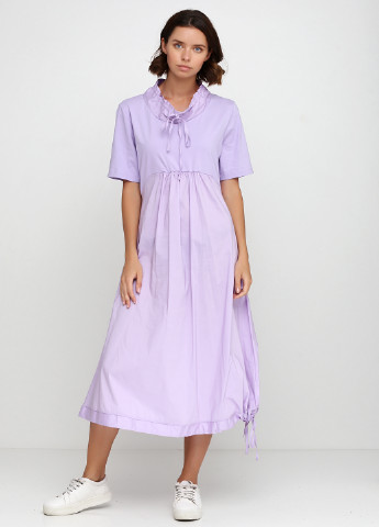 Бузкова кежуал сукня сукня-футболка Rosa Shock однотонна