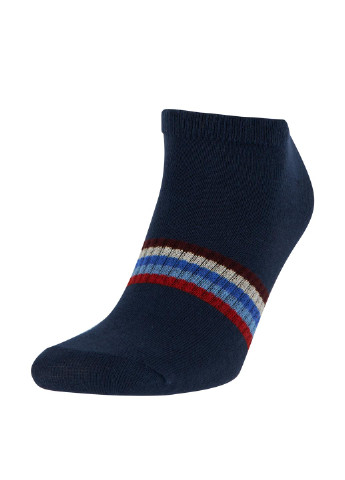 Шкарпетки (3 пари) DeFacto без ущільненого носка смужки комбіновані повсякденні
