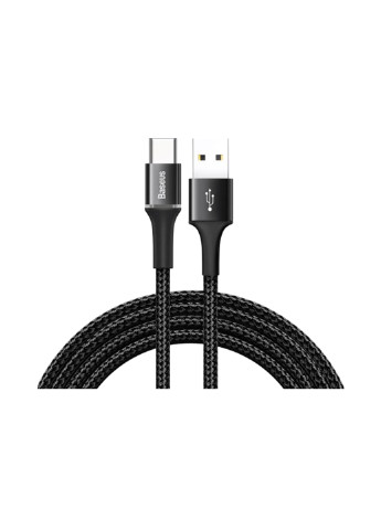 Кабель Halo Data Cable USB for Type-C 3A 0.5M Black (CATGH-A01) Baseus halo data cable type-c (135000228)