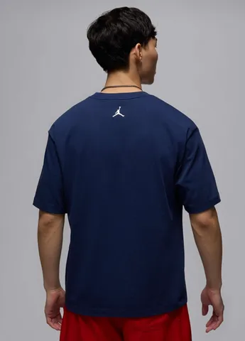 Темно-синяя футболка Jordan Jordan M BRND BR SR PCH SS CRW