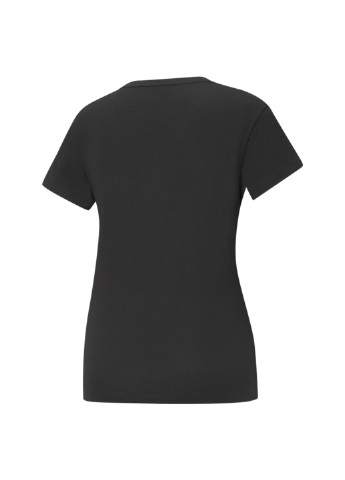 Черная всесезон футболка essentials small logo women’s tee Puma