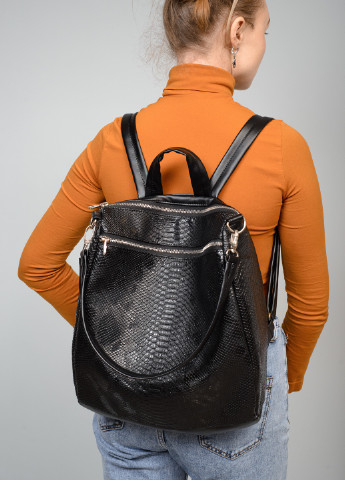 Жіночий рюкзак-сумка Trinity крокодил Sambag (255664801)