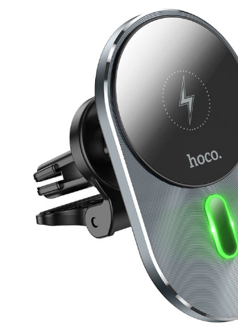 Автомобильный держатель телефона с MagSafe и беспроводной зарядкой 15W для iPhone Magic Черный Hoco ca91 (255982924)