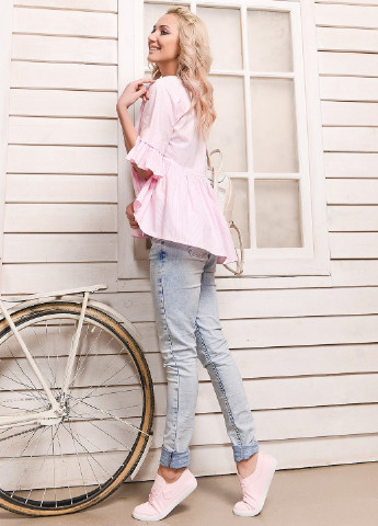 Розовая летняя блуза Carica