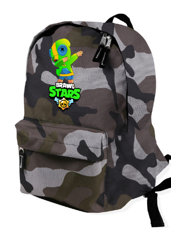 Детский рюкзак Зелений Леон Бравл Старс (Green Leon Brawl Stars) (9263-1705) MobiPrint (217075379)