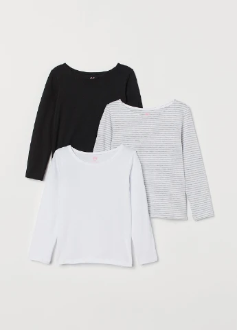 Лонгслів (3 шт.) H&M (156342238)
