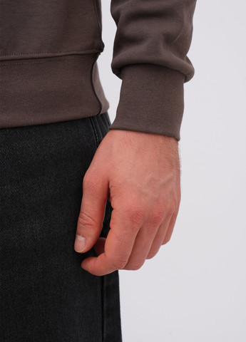 Кавовий світшот K.O.R однотонний без декору (362378169)