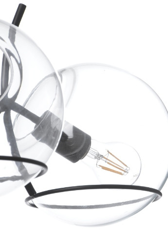 Люстра лофт подвесная модо кухонная BL-389S/3 E27 BK Brille (253886987)