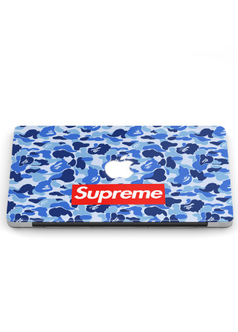 Чехол пластиковый для Apple MacBook 12 A1534 / A1931 Синий Бейп (Blue Bape) (3365-1897) MobiPrint (218506093)