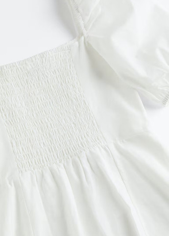 Білий кежуал сукня а-силует H&M однотонна