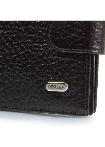 Чоловіче шкіряне портмоне 12х9,5х2,5 см Desisan (195771707)