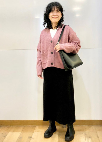 Розовый демисезонный кардиган Uniqlo