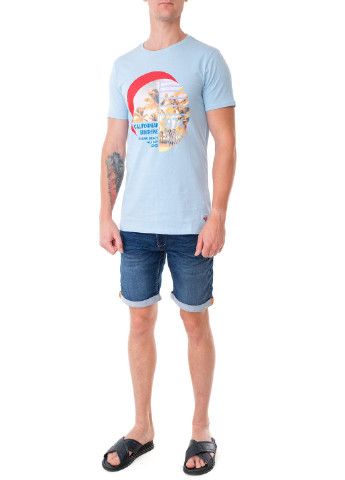 Голубая футболка E-Bound