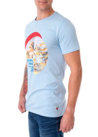 Голубая футболка E-Bound