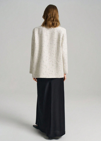 Молочное демисезонное Пальто однобортное SHEIN