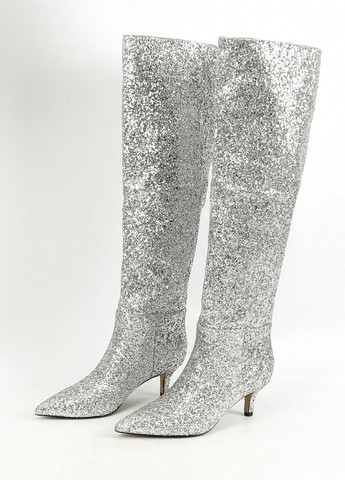 Осенние сапоги SHEIN с глиттером