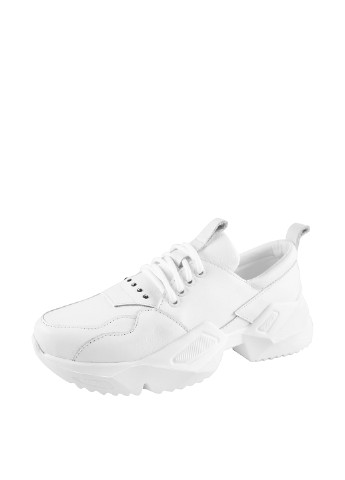 Белые демисезонные кроссовки Injers