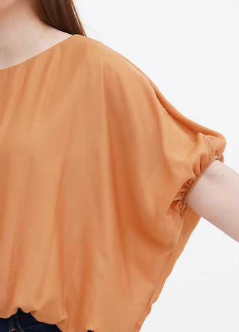 Оранжевая демисезонная блуза Oltre