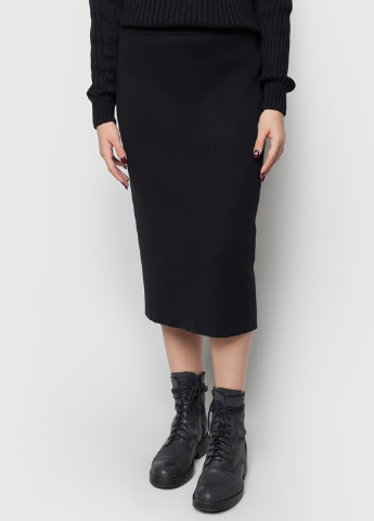Черная кэжуал однотонная юбка Arber Woman