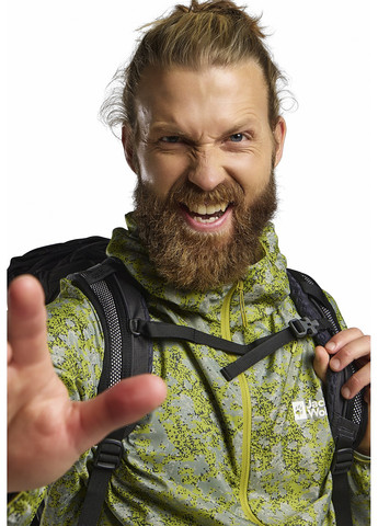 Сіро-зелена демісезонна вітровка Jack Wolfskin PRELIGHT WIND JKT M