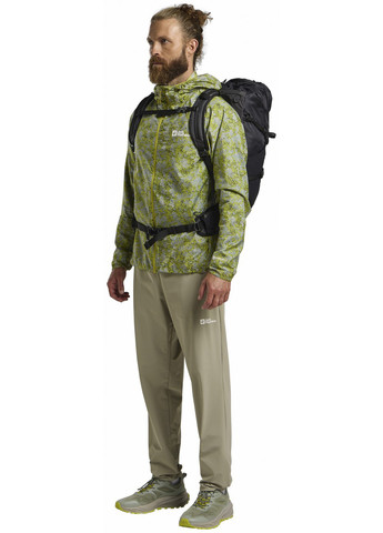 Сіро-зелена демісезонна вітровка Jack Wolfskin PRELIGHT WIND JKT M