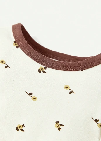Комбинированная зимняя пижама (2 лонгслива, 2 брюк) лонгслив + брюки SHEIN
