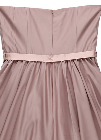 Рожево-коричнева святковий сукня зі шлейфом, з корсетом Swing однотонна