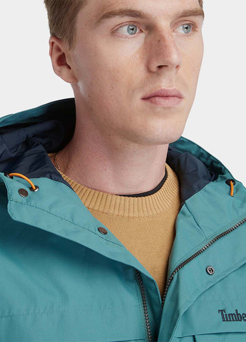 Бирюзовая демисезонная куртка Timberland Benton Water-Resistant Shell