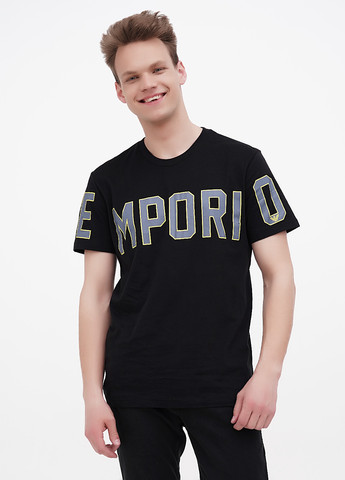 Чорна футболка Emporio Armani