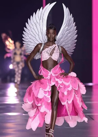 Розовый демисезонный комплект (бюстгальтер, трусики) Victoria's Secret