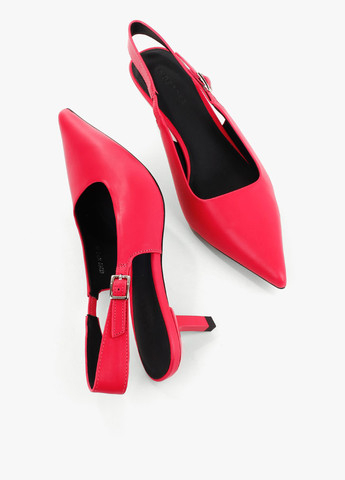 Le'BERDES Туфли слингбеки малиновый з натуральная кожа, украина — лето (293152926)