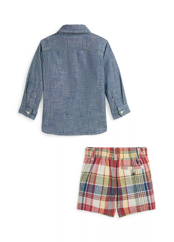 Комбинированный демисезонный комплект (рубашка, шорты) Ralph Lauren