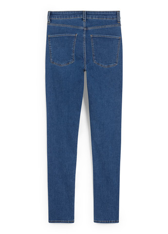 Синие демисезонные джеггинсы C&A