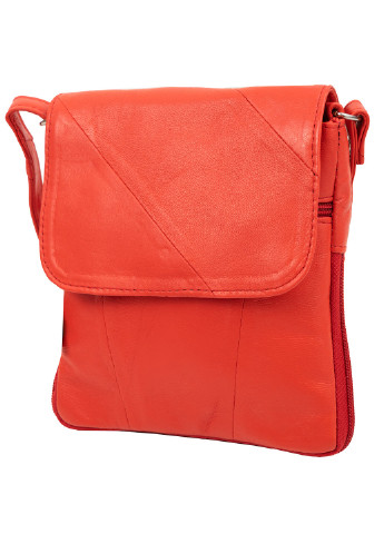 Жіноча шкіряна сумка-почтальонка 16,5х18х2,5 см TuNoNa (195547114)