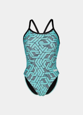 Комбинированный демисезонный купальник слитный Arena ESCAPE SWIMSUIT CHALLENGE BACK