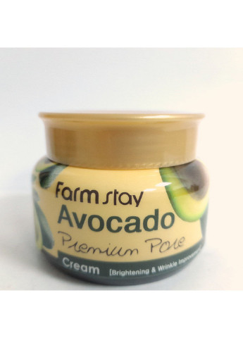 Крем осветляющий для лица от морщин Avocado Premium Pore Cream FarmStay (254844041)