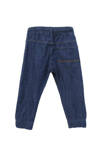 Синие джинсовые демисезонные брюки H&M