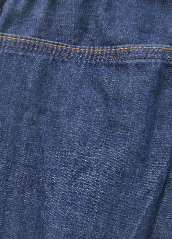 Синие джинсовые демисезонные брюки H&M