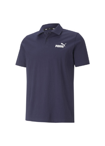 Синяя поло essentials men's polo shirt Puma